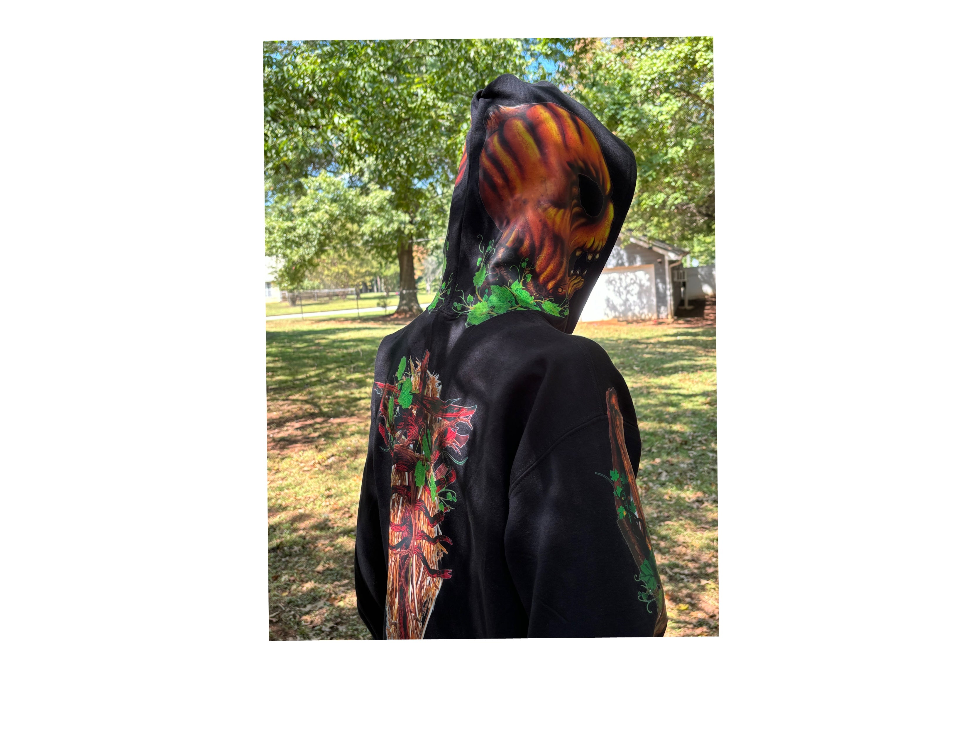 Scarecrow Hoodie - Direct-to-Film Print with Original Artwork