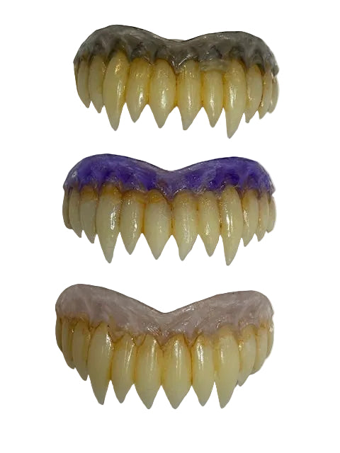 Rippers Monster Teeth Prosthetic – Realistic Creature Fangs for Cosplay, FX Makeup, and Halloween