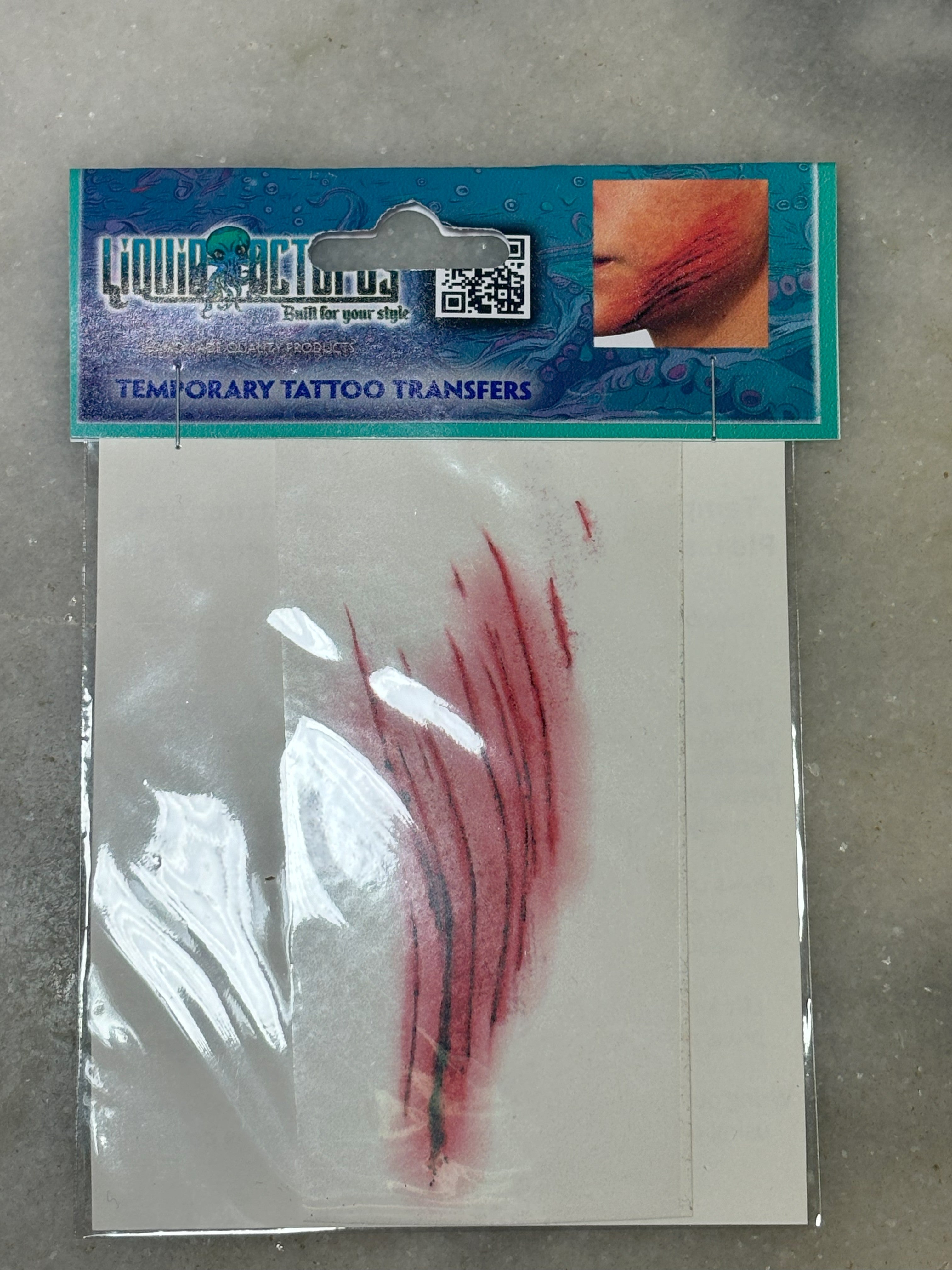 Road Rash Temporary Tattoos – Realistic FX for Hardcore Looks