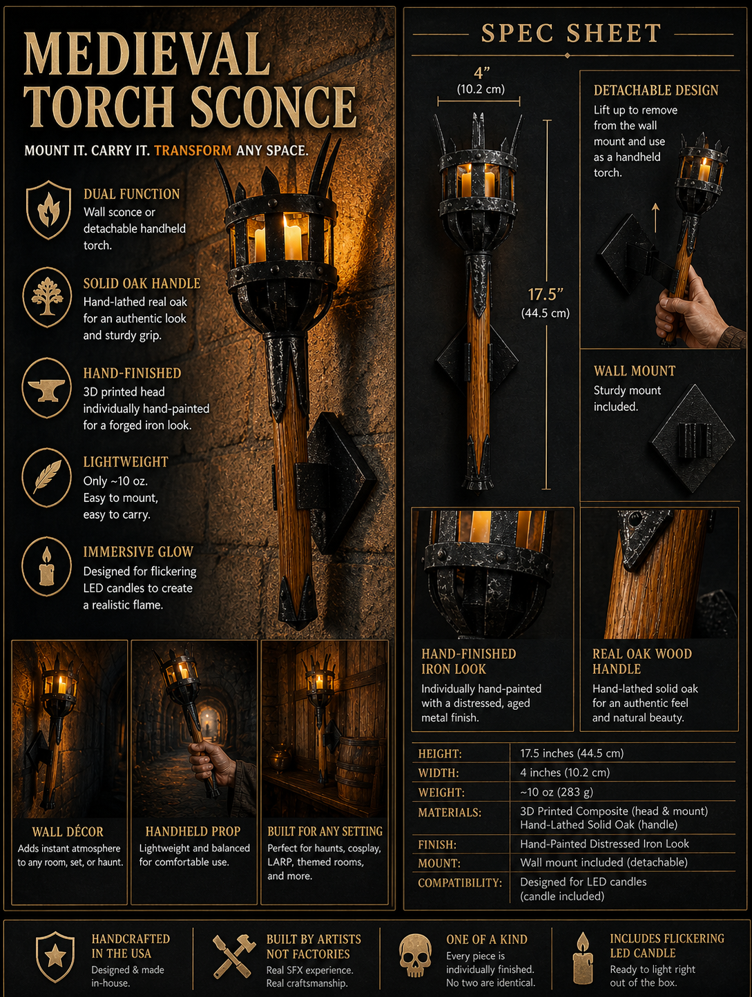Medieval Wall Sconce