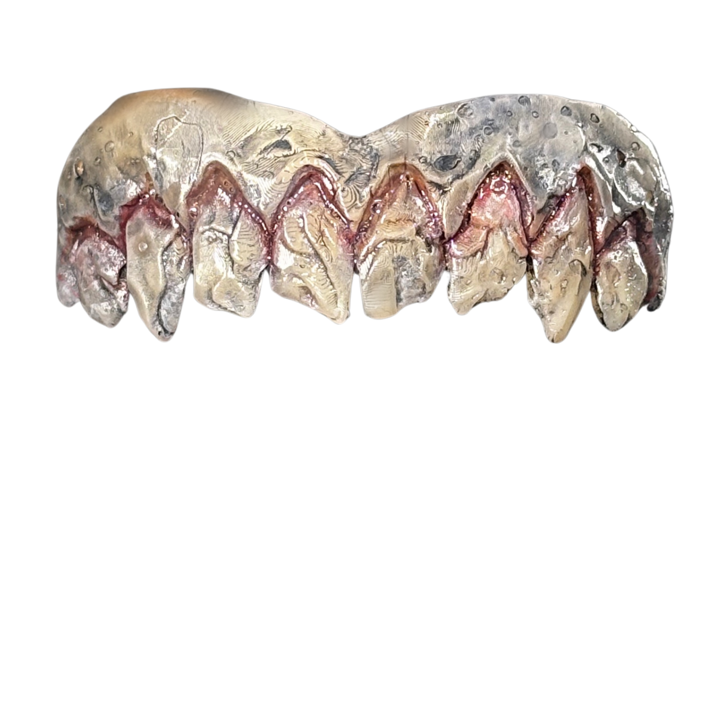 Gargoyle top row monster teeth upper horror SFX veneer by Designer Bite Co