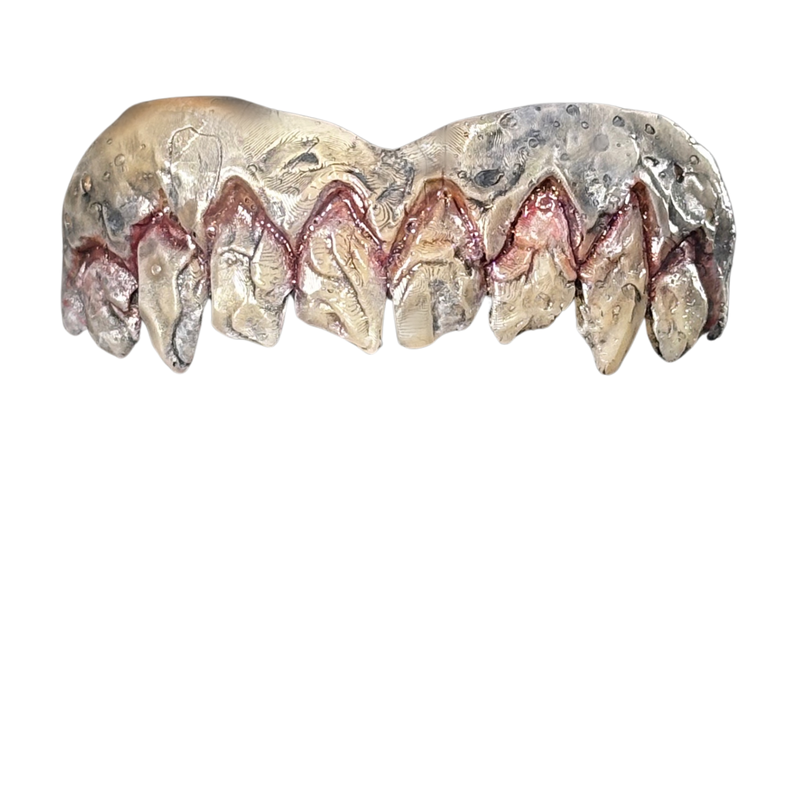 Gargoyle top row monster teeth upper horror SFX veneer by Designer Bite Co
