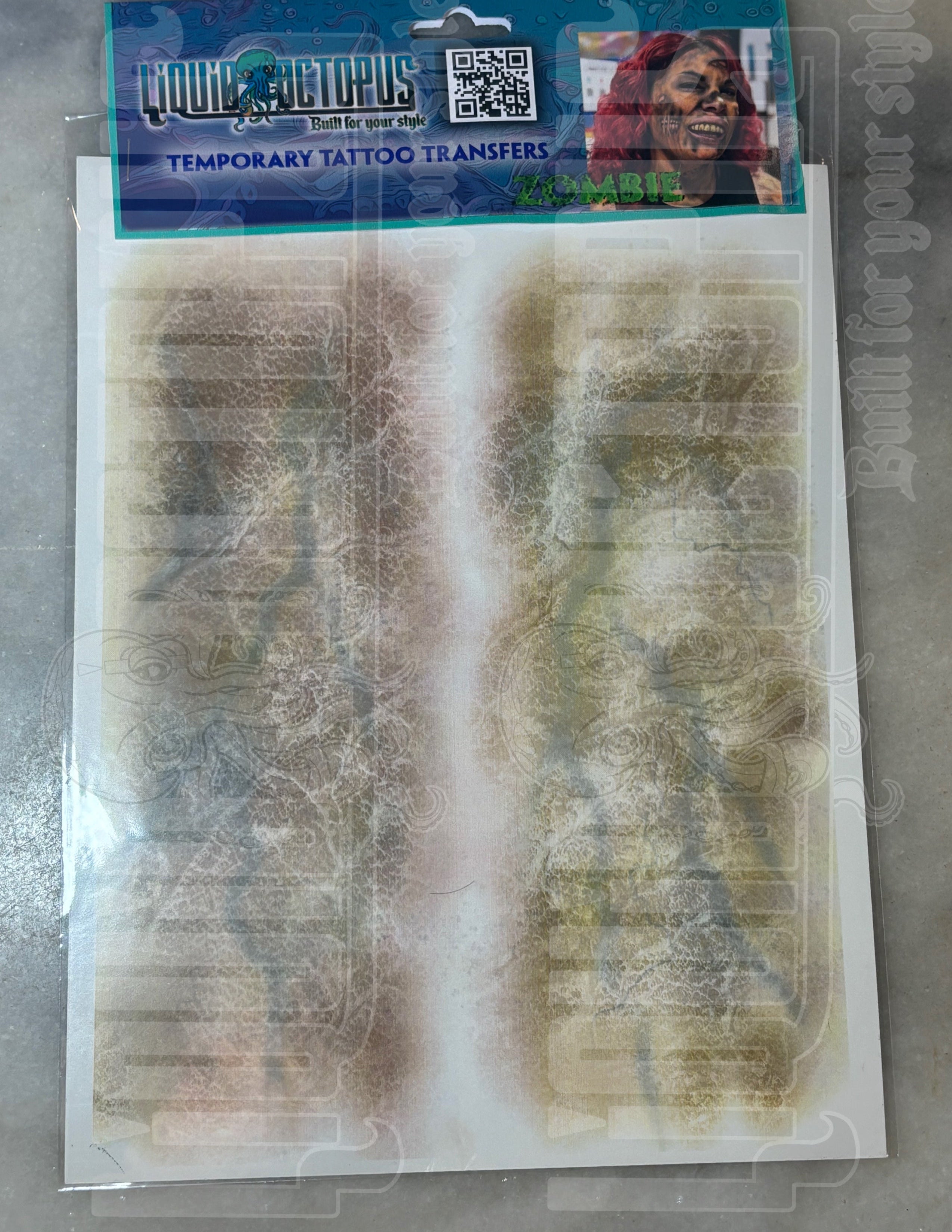 Realistic Zombie Tattoo Transfers – The Ultimate Undead Effect