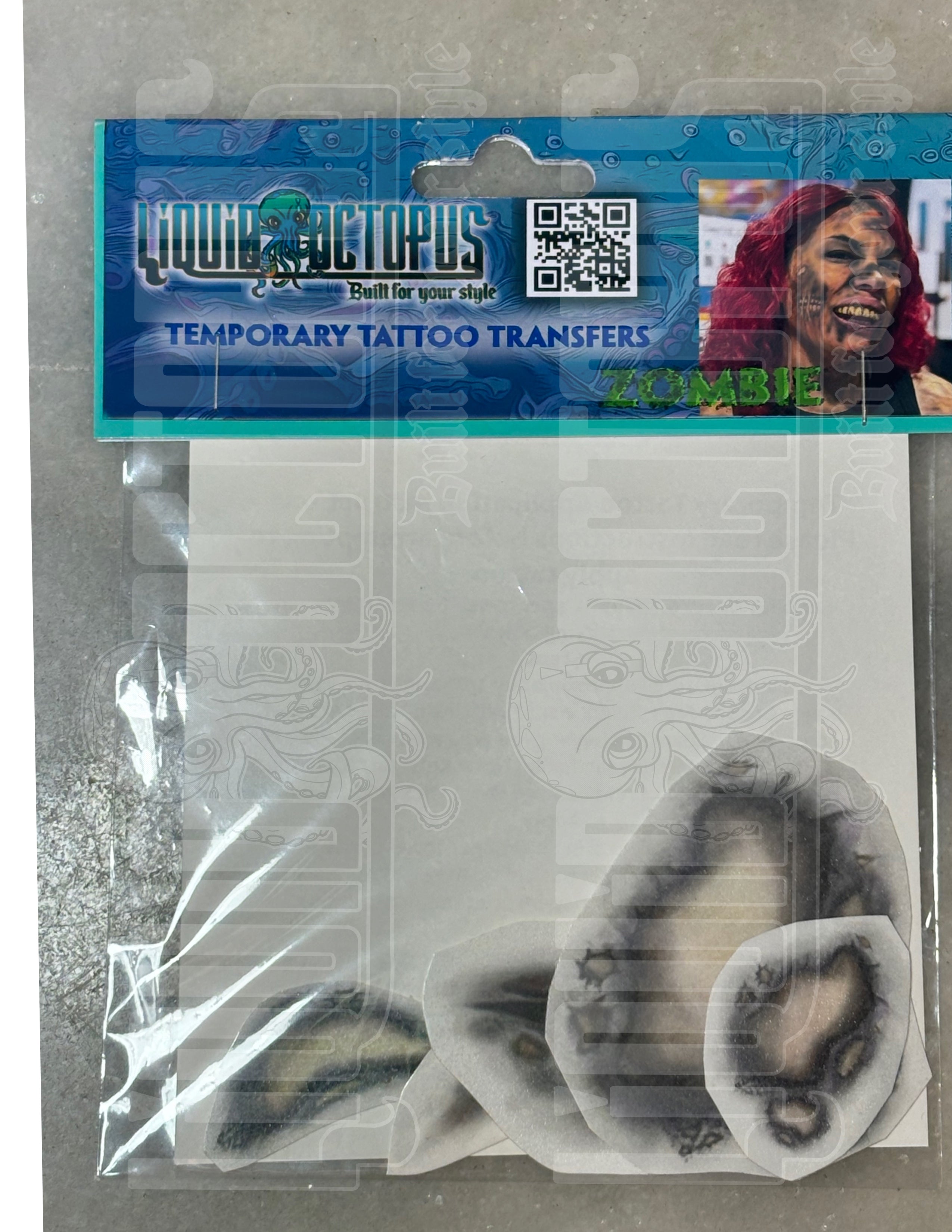 Realistic Zombie Tattoo Transfers – The Ultimate Undead Effect