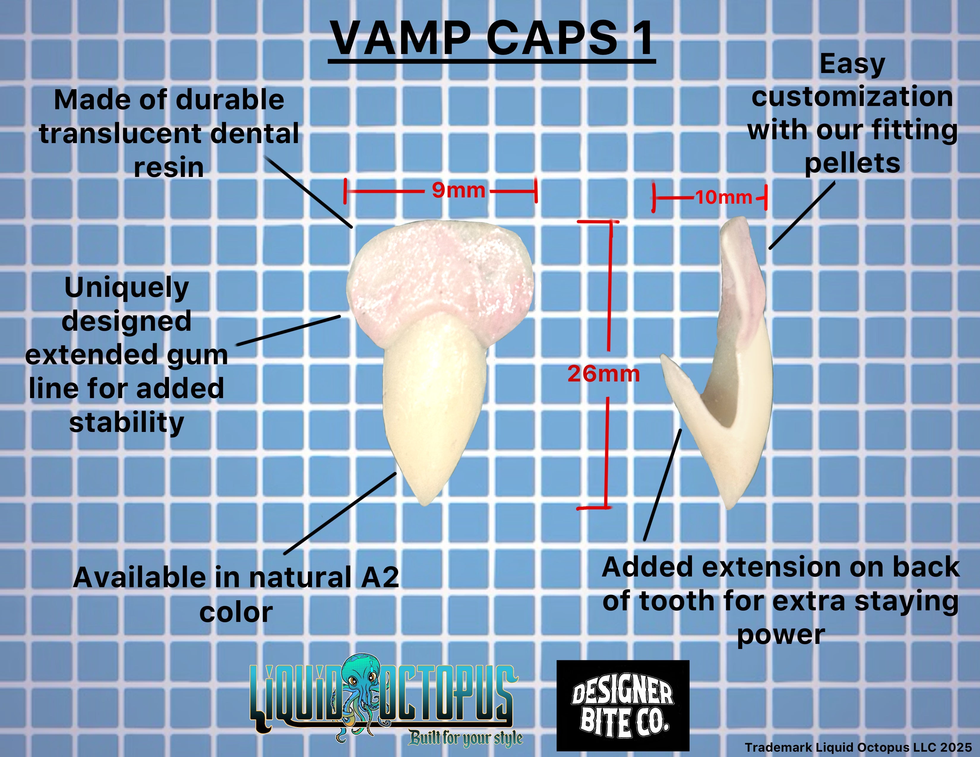 Vampire Fang Caps